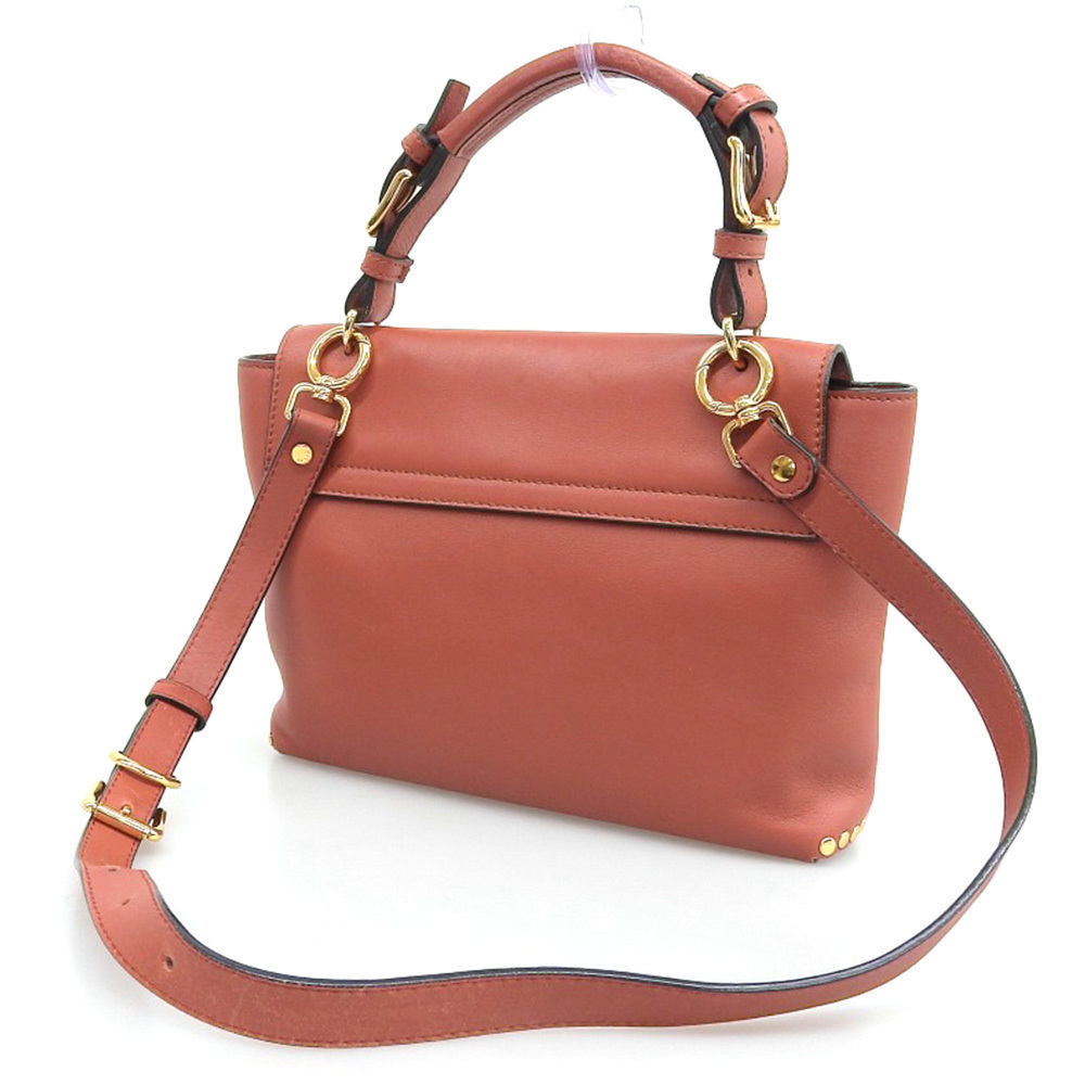 MARNI Brown Leather Shoulder Bag - Picture 2 of 8